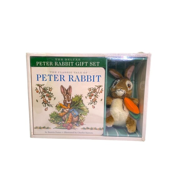 Peter Rabbit Gift Set Beatrix Potter - 4 Classic Board Books + Plush, NIB NEW - Picture 3 of 8